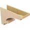 Ekena Millwork 10"W x 30"D x 20"H Classic Diane Rough Cedar Woodgrain TimberThane Corbel, Primed Tan CORUR10X30X20DIARCPR - alternate 6